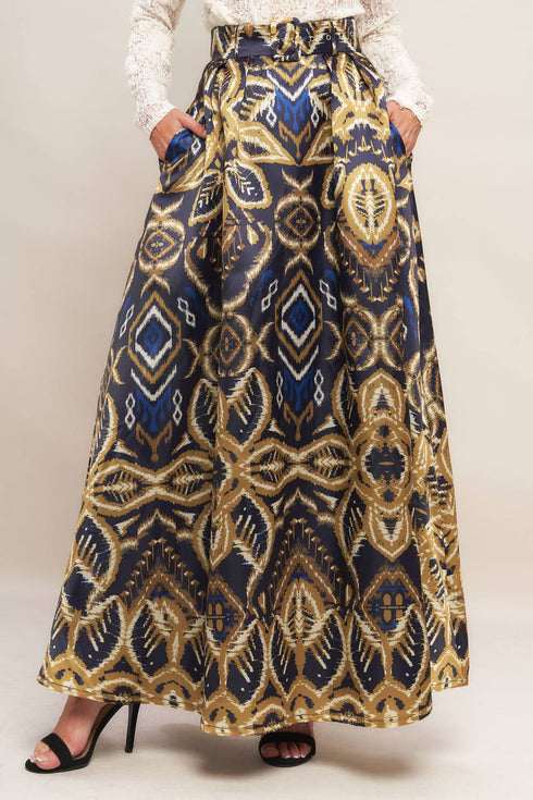 nightfall-drape-woven-maxi-full-skirt Flying Tomato - Sophia's Style-5